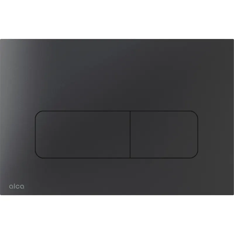 Clapeta actionare rezervor wc, otel inoxidabil negru mat Alcadrain MOON-BLACK