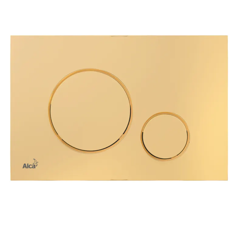 Clapeta actionare wc auriu lucios Alcaplast 675