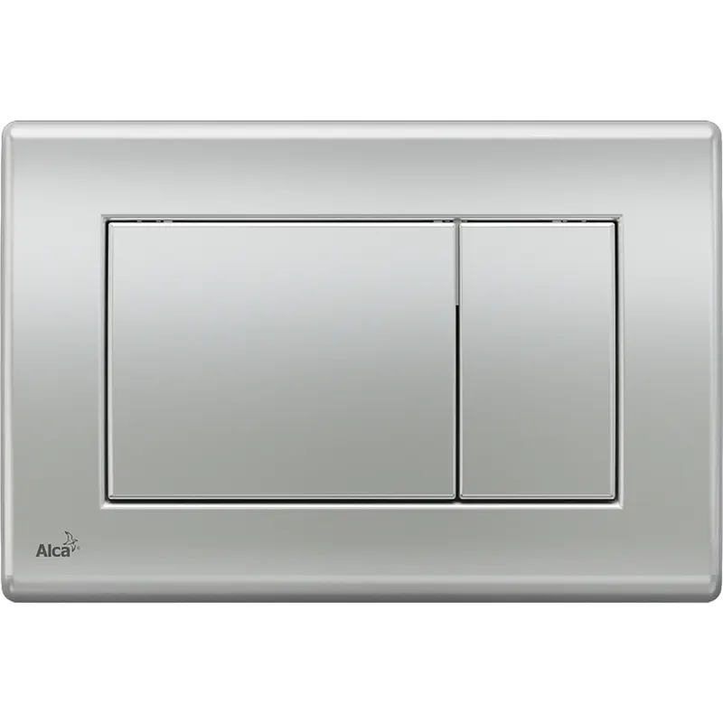 Clapeta rezervor wc crom mat cu doua butoane Alcaplast 272