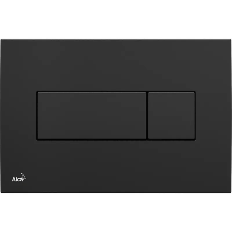 Clapeta actionare wc negru lucios Alcaplast 378