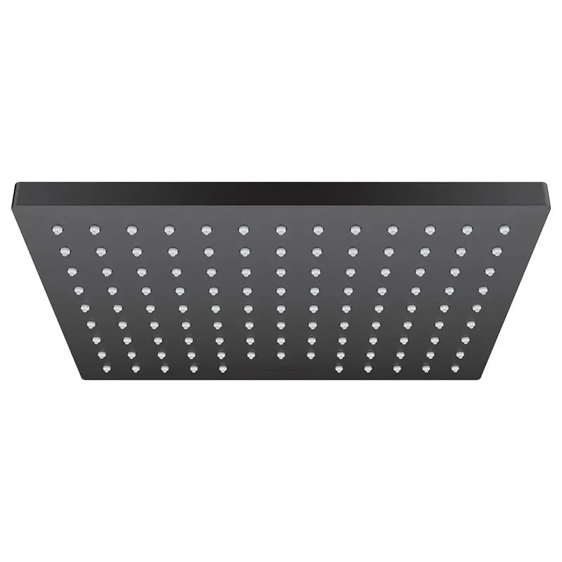 Palarie dus patrata negru mat 1 jet Hansgrohe, Vernis Shape 230