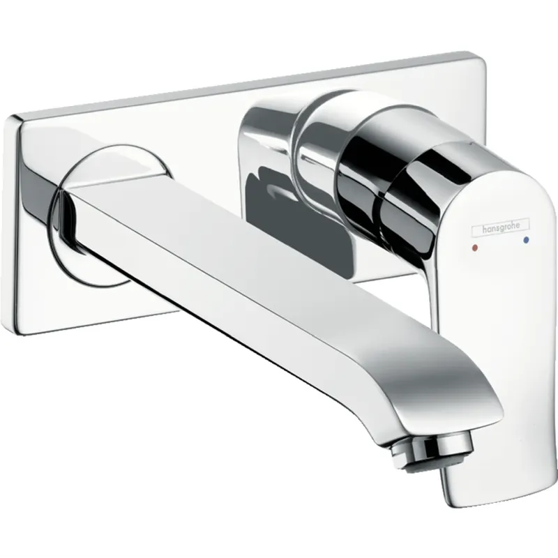 Baterie lavoar incastrata, crom, pipa 22.5 cm Hansgrohe, Metris