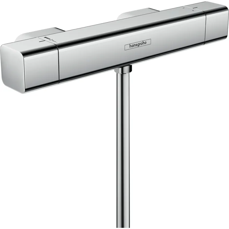 Baterie dus termostatata crom Hansgrohe Ecostat E 15773000