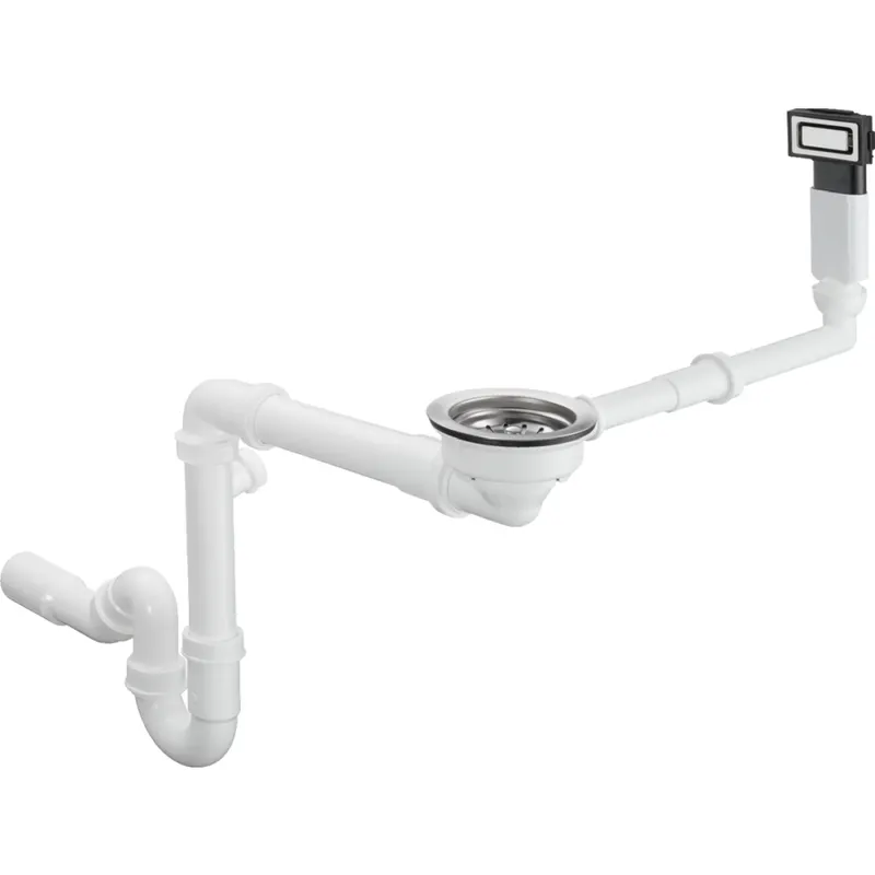 Sifon chiuveta bucatarie cu ventil si preaplin Hansgrohe D14-10 43921800