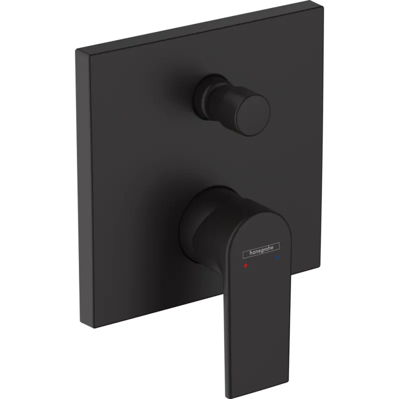 Baterie dus Hansgrohe Vernis Shape incastrata pentru corp ingropat, negru mat 71468670