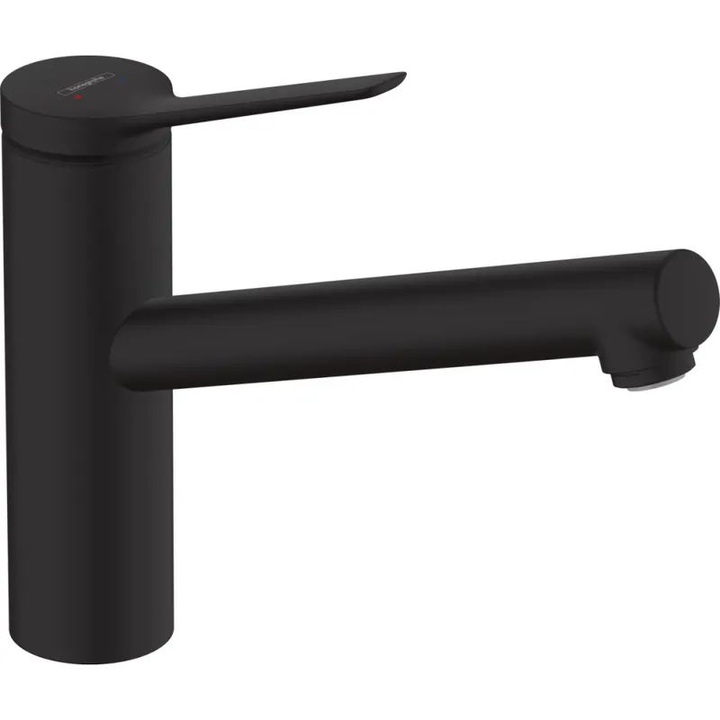 Baterie chiuveta bucatarie negru mat, monocomanda Hansgrohe Zesis M33 74802670