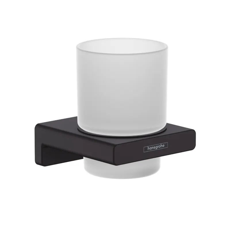 Suport pahar periute de dinti culoare negru mat Hansgrohe AddStoris 41749670