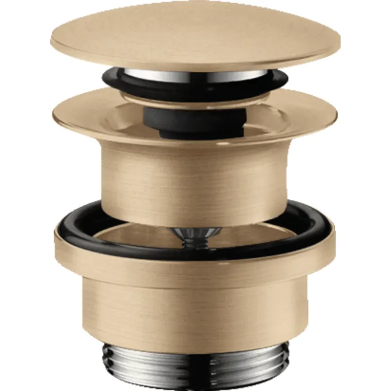 Ventil lavoar bronz periat Push-Open Hansgrohe 50100140