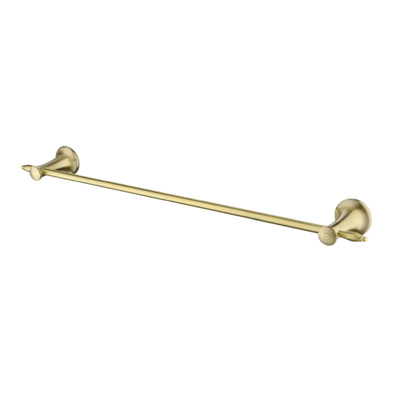 Suport prosop baie FDesign Lacrima, 60 cm, bronz periat