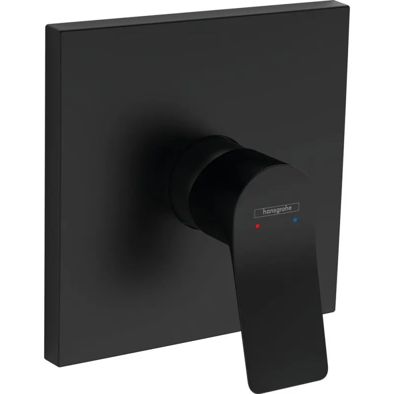 Baterie dus Hansgrohe Vivenis incastrata pentru corp ingropat, negru mat, 75615670