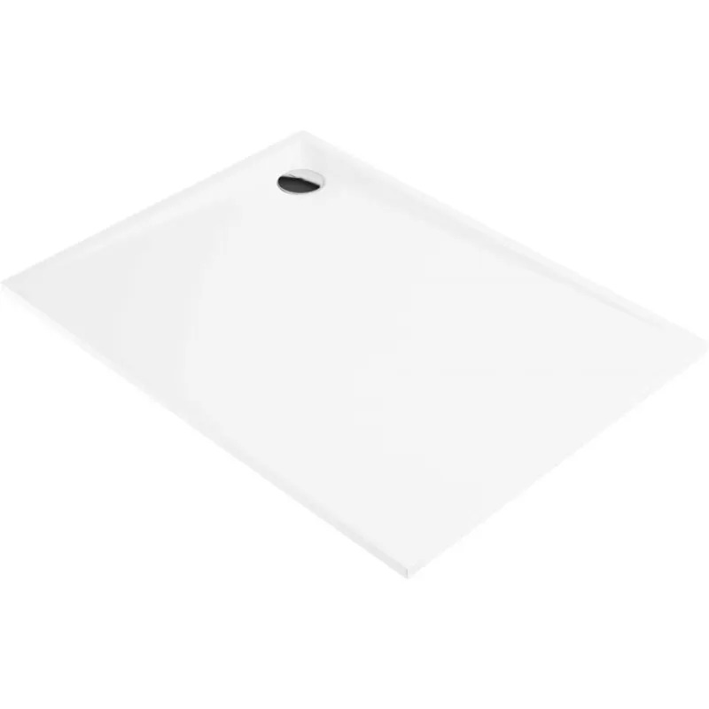 Cadita dus dreptunghiulara alba 100x80 cm Kerria Plus, Deante