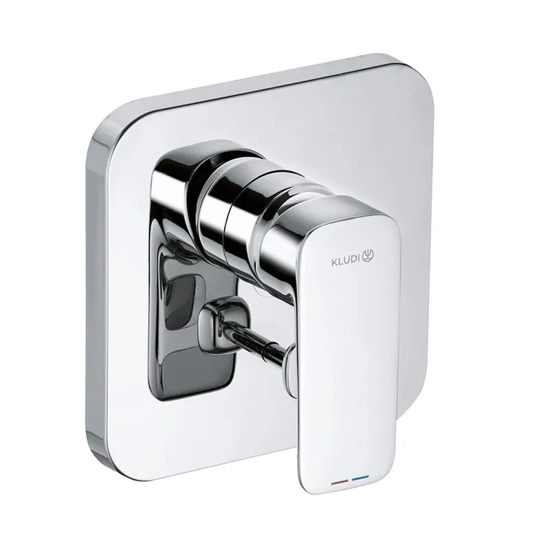Baterie cada sau dus Kludi Pure Style incastrata pentru corp ingropat, crom