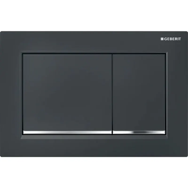Clapeta actionare dubla rezervor wc neagra Geberit Omega20