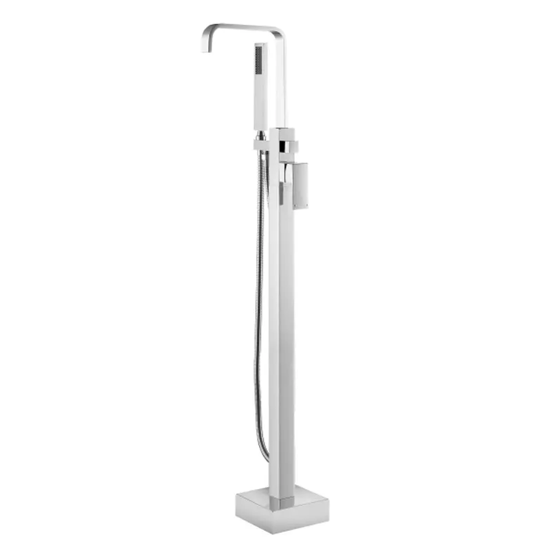 Baterie cada freestanding culoare crom Besco Modern I