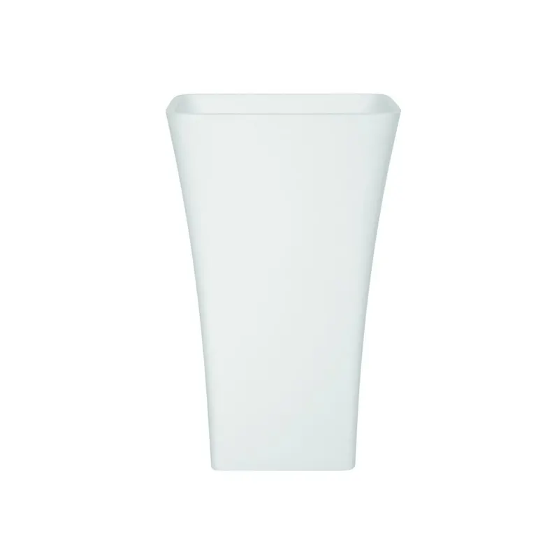 Lavoar freestanding alb 52 cm din compozit, dreptunghiular, Besco Assos