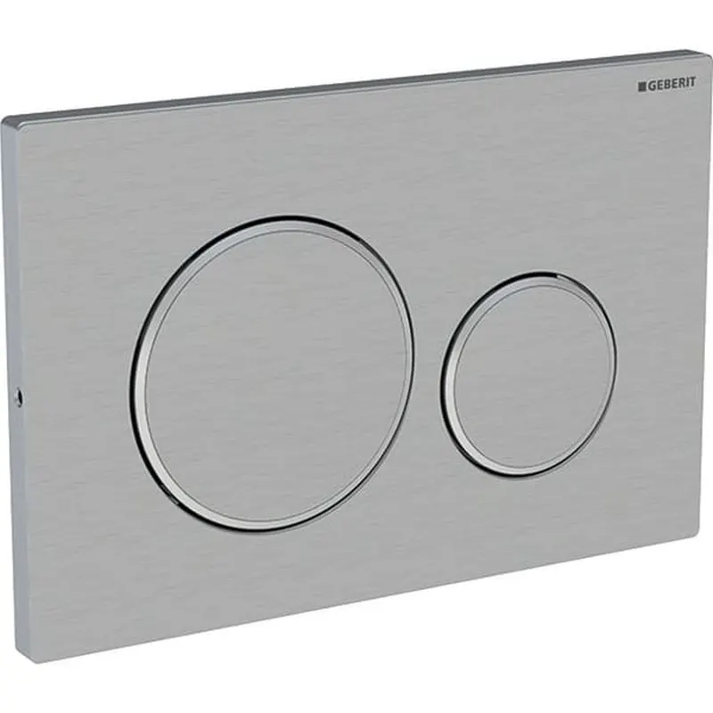 Clapeta actionare dubla rezervor wc otel periat Geberit Sigma20