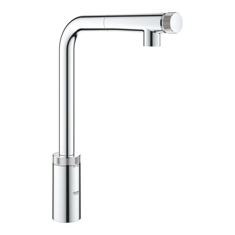 Baterie chiuveta bucatarie cu dus extractibil crom Grohe Minta SmartControl