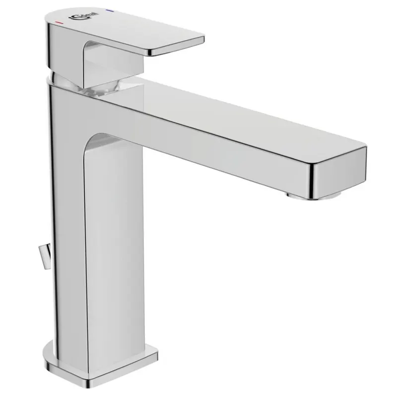 Baterie lavoar Ideal Standard Edge Grande crom lucios cu ventil inclus