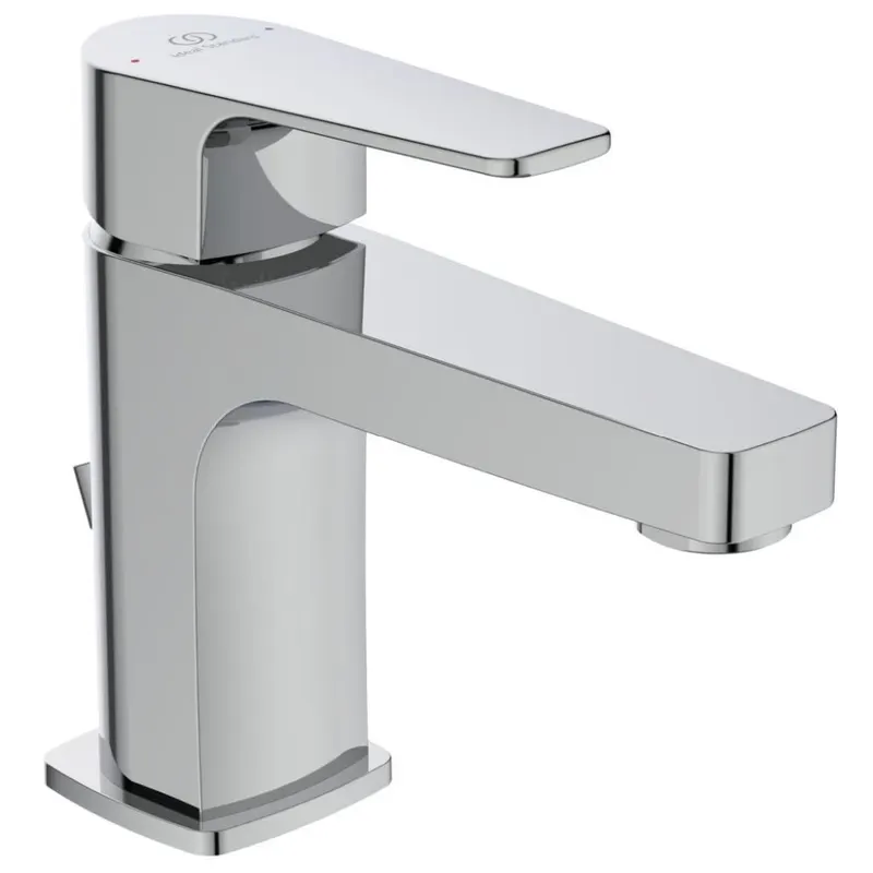 Baterie lavoar Ideal Standard Cerafine D H80 crom lucios cu ventil metalic inclus