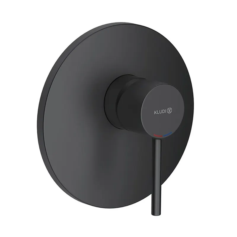 Baterie dus incastrata Kludi Bozz pentru corp ingropat negru mat