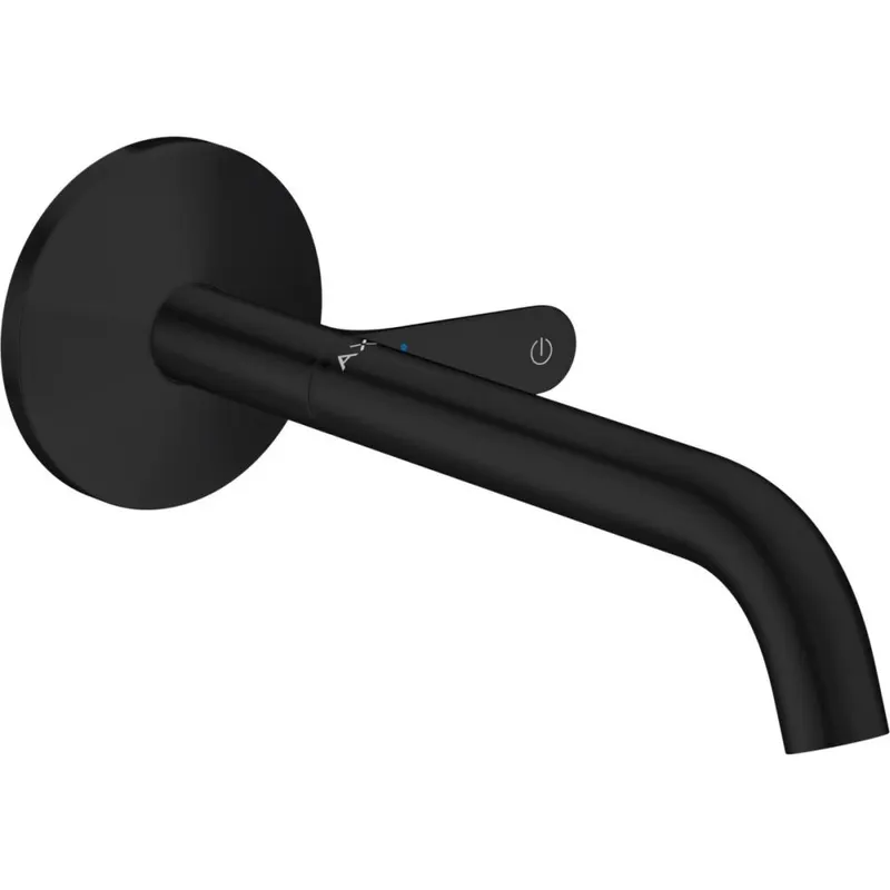 Baterie lavoar incastrata negru mat, pipa 220 mm, Hansgrohe Axor One Select