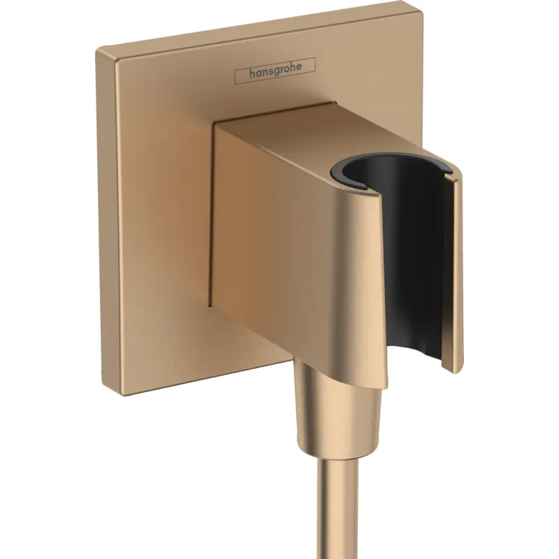 Suport para dus bronz periat Hansgrohe Fixfit E 26889140