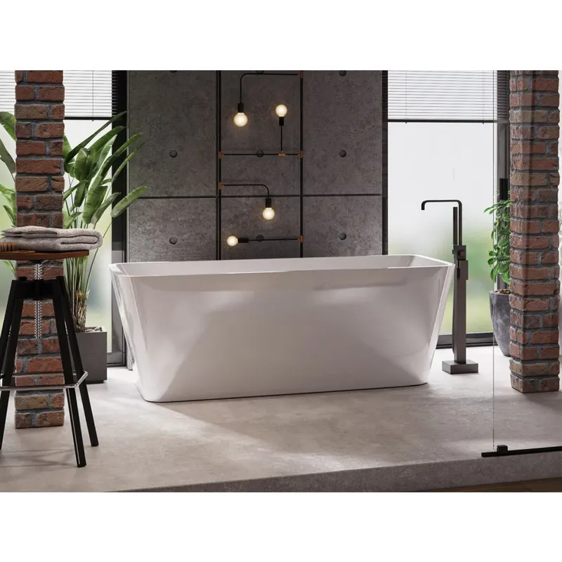 Cada baie freestanding 170 x 75 cm, forma dreptunghiulara, Cosmo