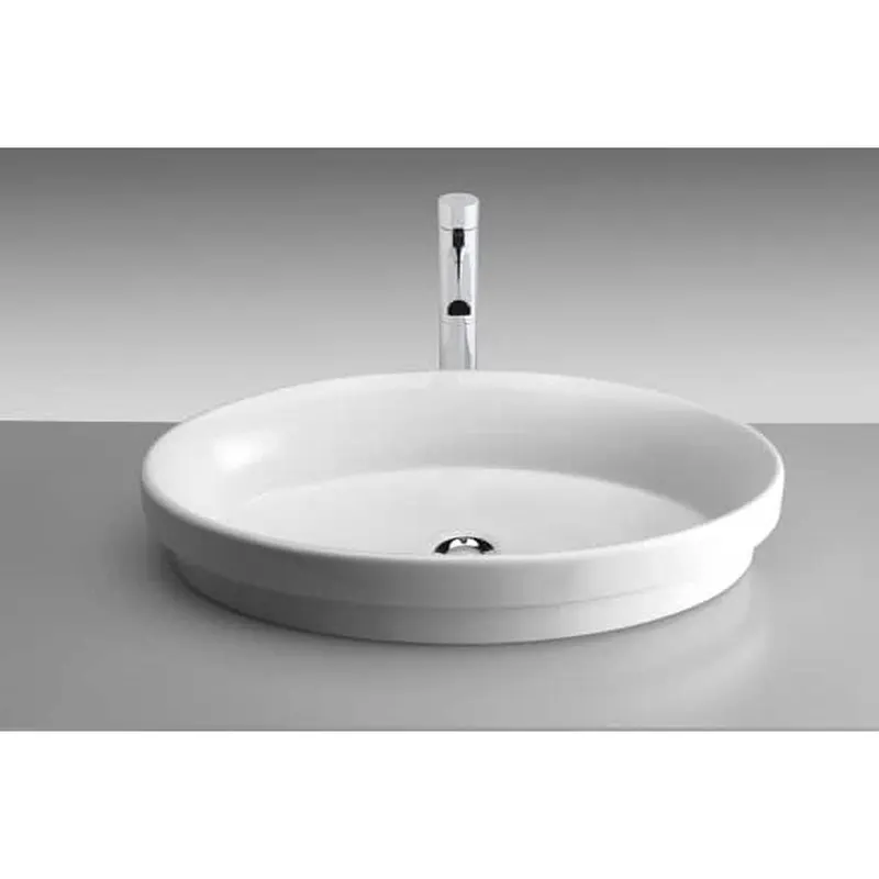 Lavoar incastrat alb 63 cm, oval, Gala Ovalo
