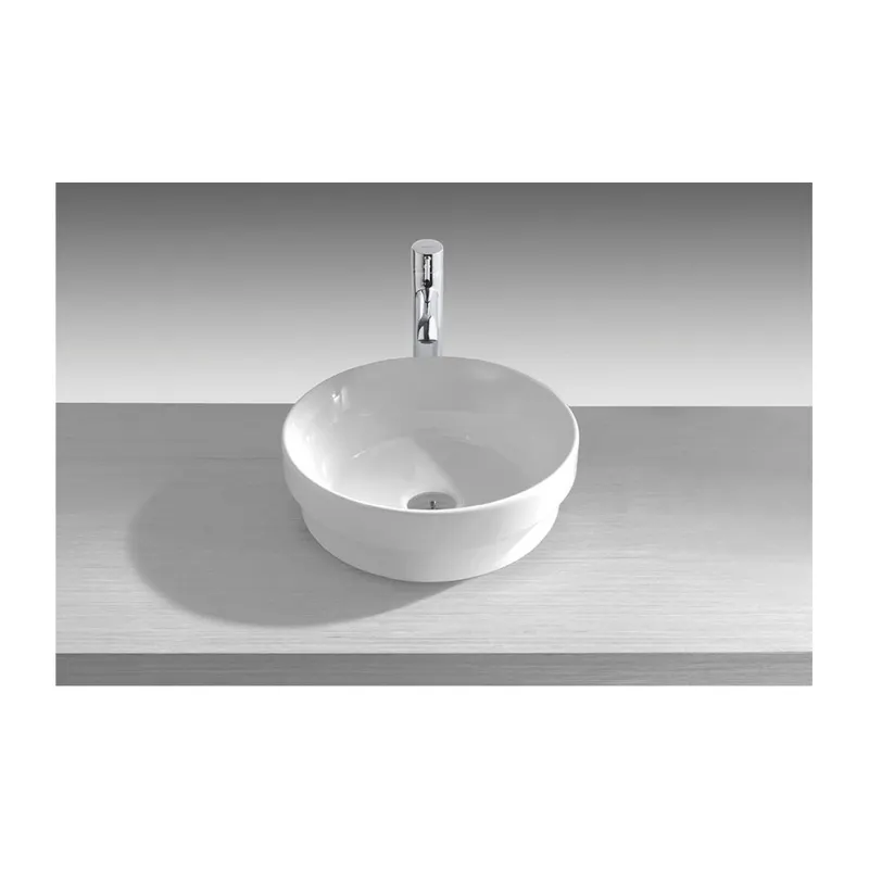 Lavoar pe blat alb 40 cm, rotund, Gala Circle