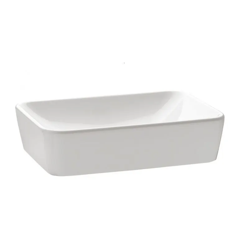 Lavoar pe blat alb 50 cm, dreptunghiular, Gala Emma