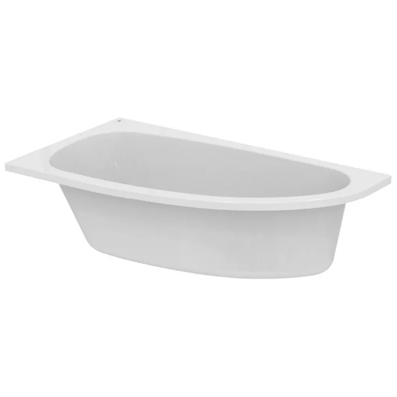 Cada baie pe colt Ideal Standard Hotline, asimetrica, 160x90 cm, orientare stanga