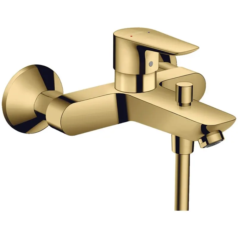 Baterie cada sau dus auriu lucios Hansgrohe, Talis Select E