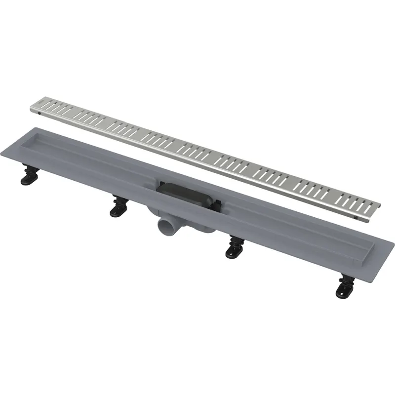 Rigola dus iesire laterala cu capac perforat crom 550 mm Alcadrain APZ10-550M