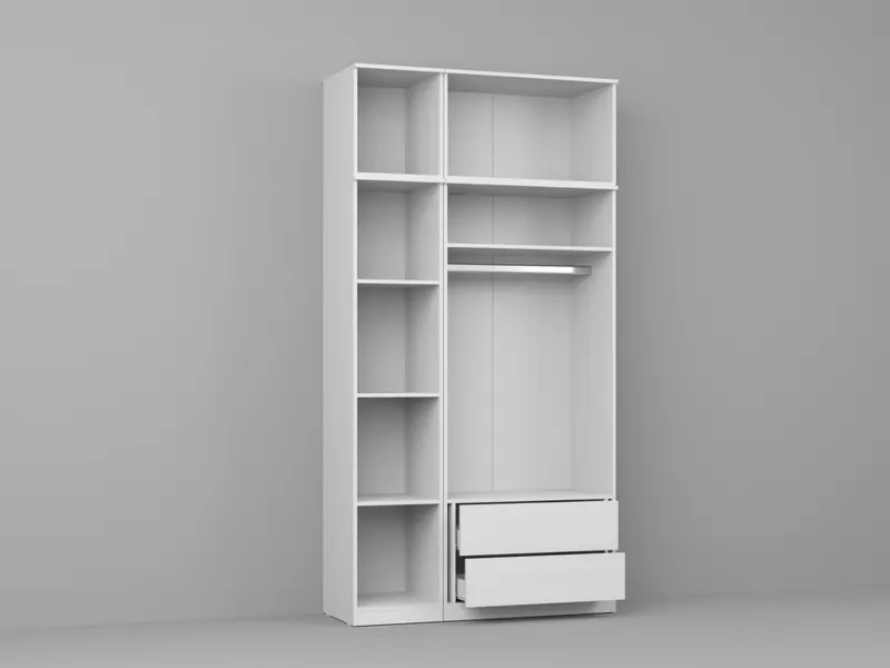 Dressing 123 cm Alb C02