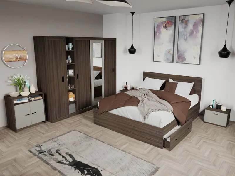 Dressing 2.25m Dulap Dormitor Nuc / Casmir Solomon — imaginea 3