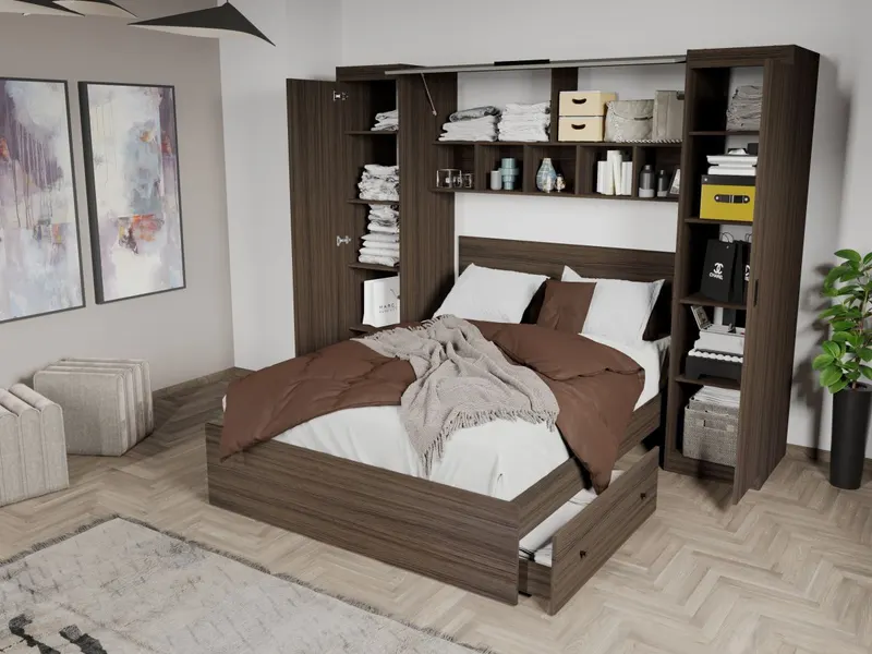 Set Dormitor Solomon 2.43m cu pat incadrat — imaginea 2