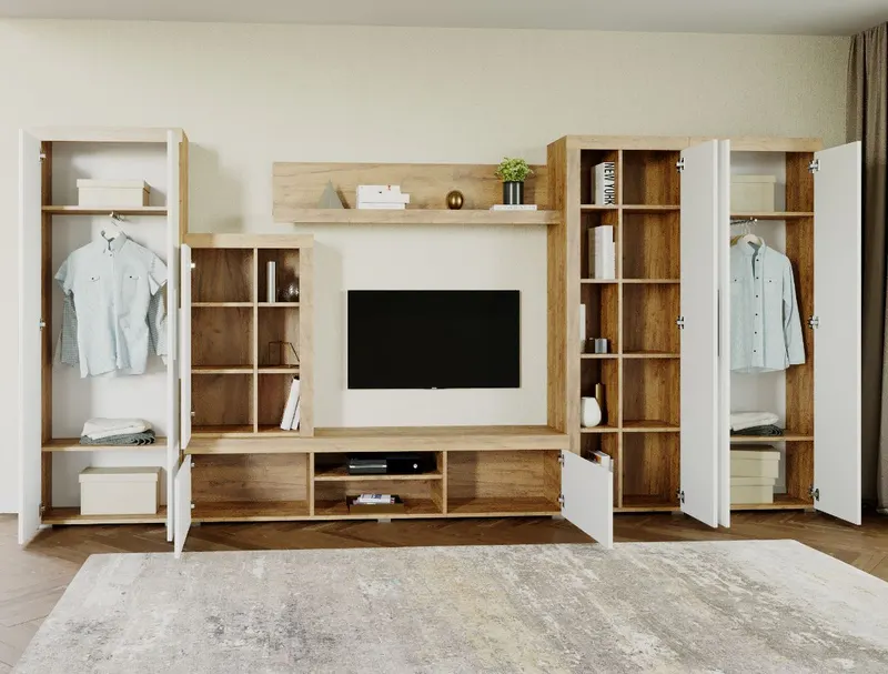 Mobila sufragerie - Living Milan C4 DUO Stejar — imaginea 2