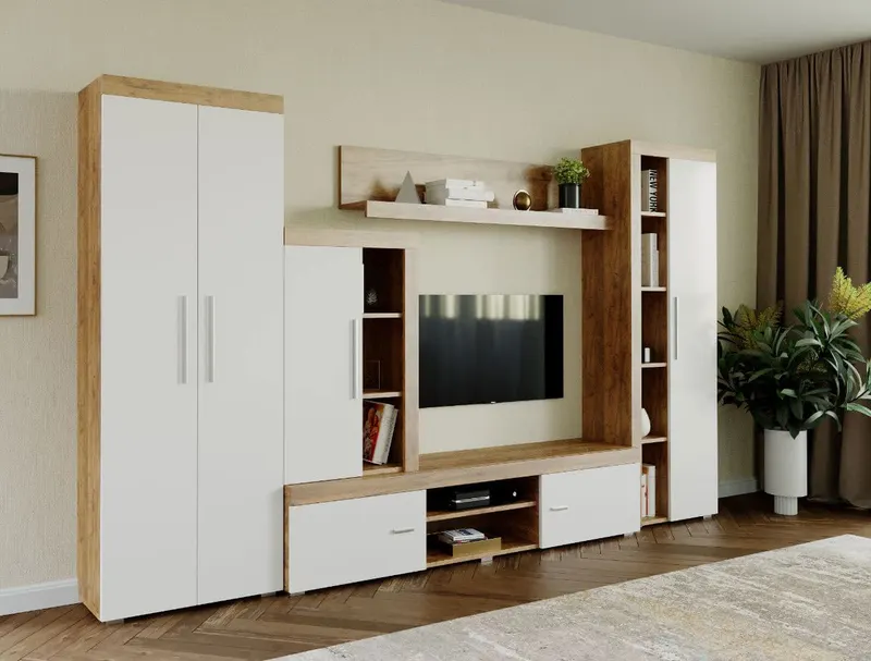 Mobila sufragerie - Living Milan C4 UNO Stejar — imaginea 3