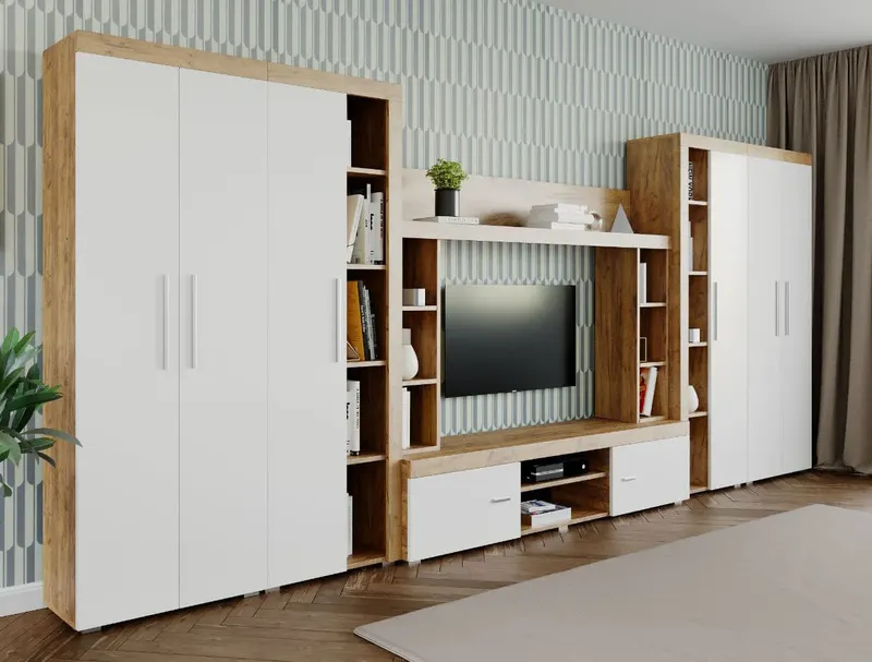 Mobila sufragerie - Living Milan C3 DUO Stejar — imaginea 3