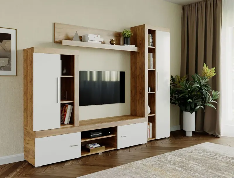 Mobila sufragerie - Living Milan C4 Stejar — imaginea 3