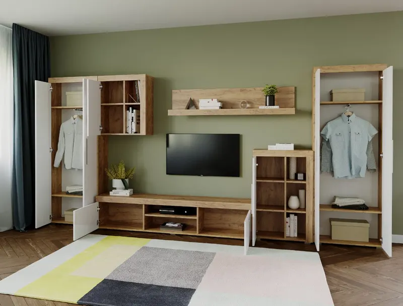 Mobila sufragerie - Living Milan C2 DUO Stejar — imaginea 2