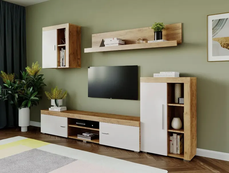 Mobila sufragerie - Living Milan C2 Stejar — imaginea 3