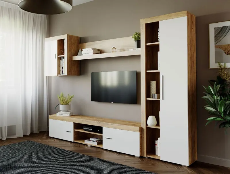 Mobila sufragerie - Living Milan C1 Stejar — imaginea 3