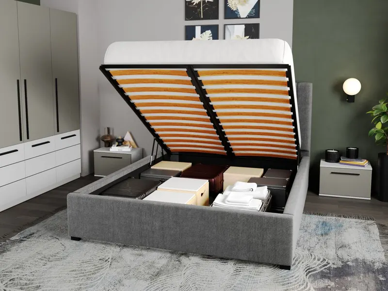 Set Mobila Dormitor Casmir / Alb Soares C20 — imaginea 2