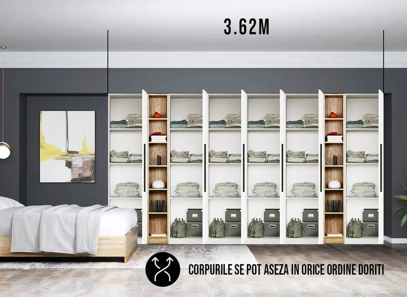 Dressing 3.62m / Dulap Dormitor Timea — imaginea 3