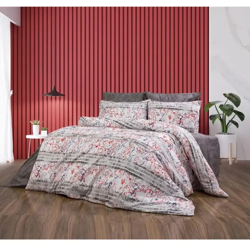 Lenjerie de pat bumbac satinat 2 persoane, ,serie D 270,00033