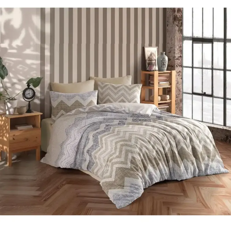 Lenjerie de pat bumbac satinat 2 persoane, ,serie D 270,00037