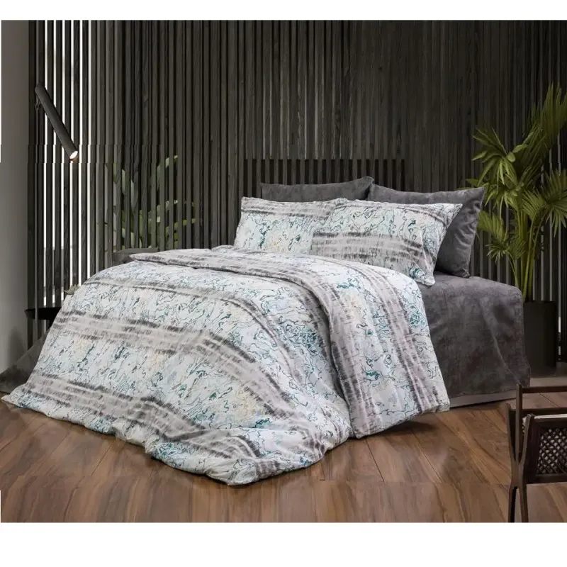 Lenjerie de pat bumbac satinat 2 persoane, ,serie D 270,00032