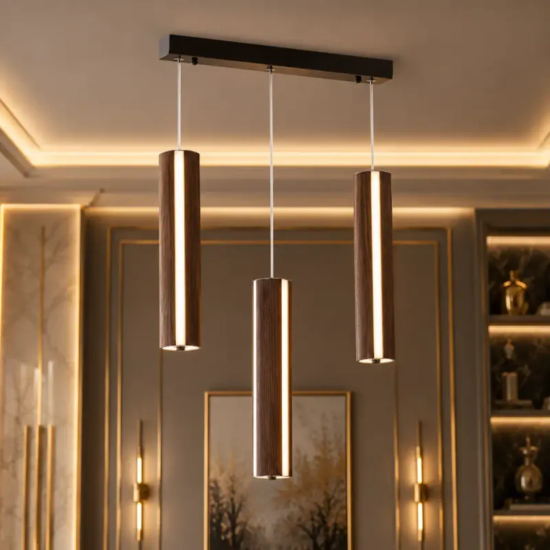 Lustra pendul 3 brate led ro,40021