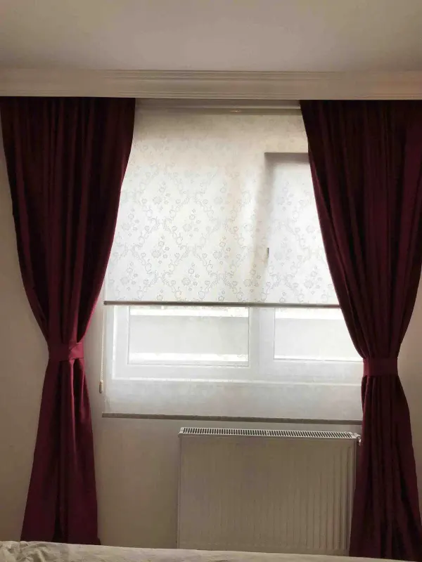 Perdea Blackout opaca bordo,100x260 cm,50022